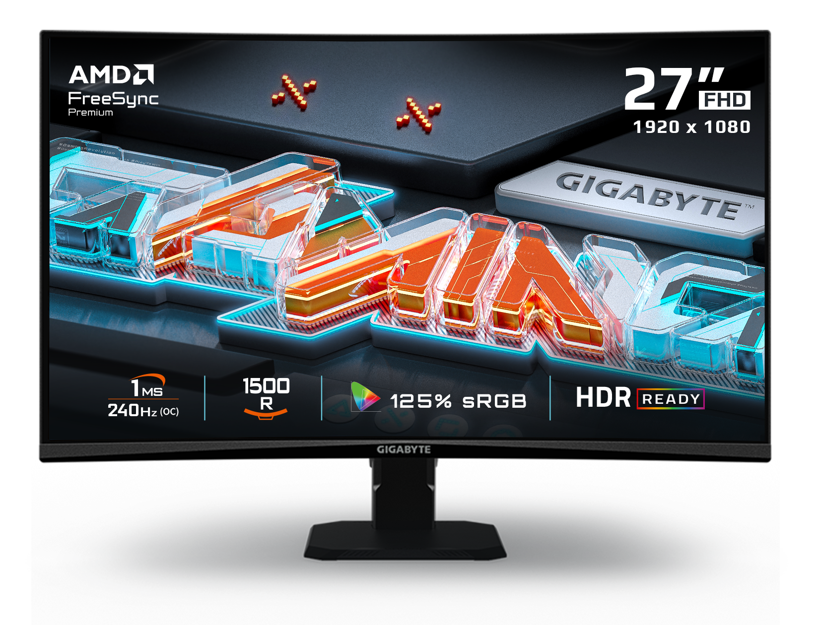 Gigabyte GS27FC2 27inch 240Hz FHD SS VA Curved Gaming Monitor
