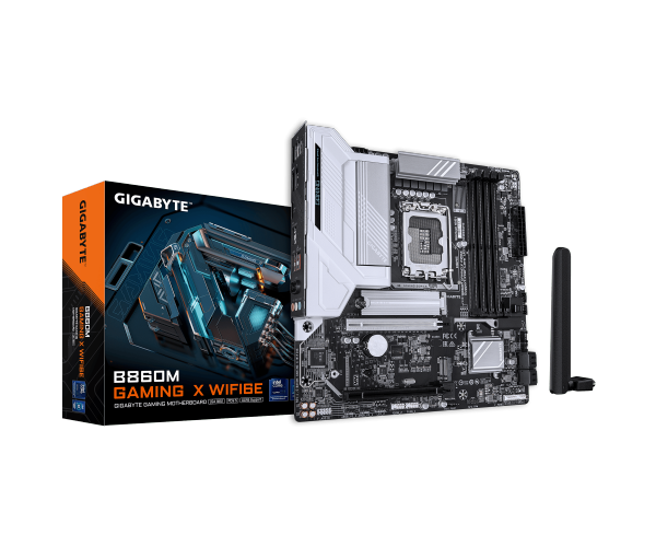 לוח למעבד דור 15 Gigabyte B860 GAMING X WIFI6E ATX 2.5GB LAN
