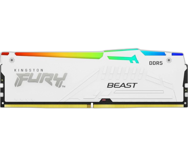 זכרון לבן לנייח Kingston Fury Beast RGB 32GB DDR5 6800Mhz C34